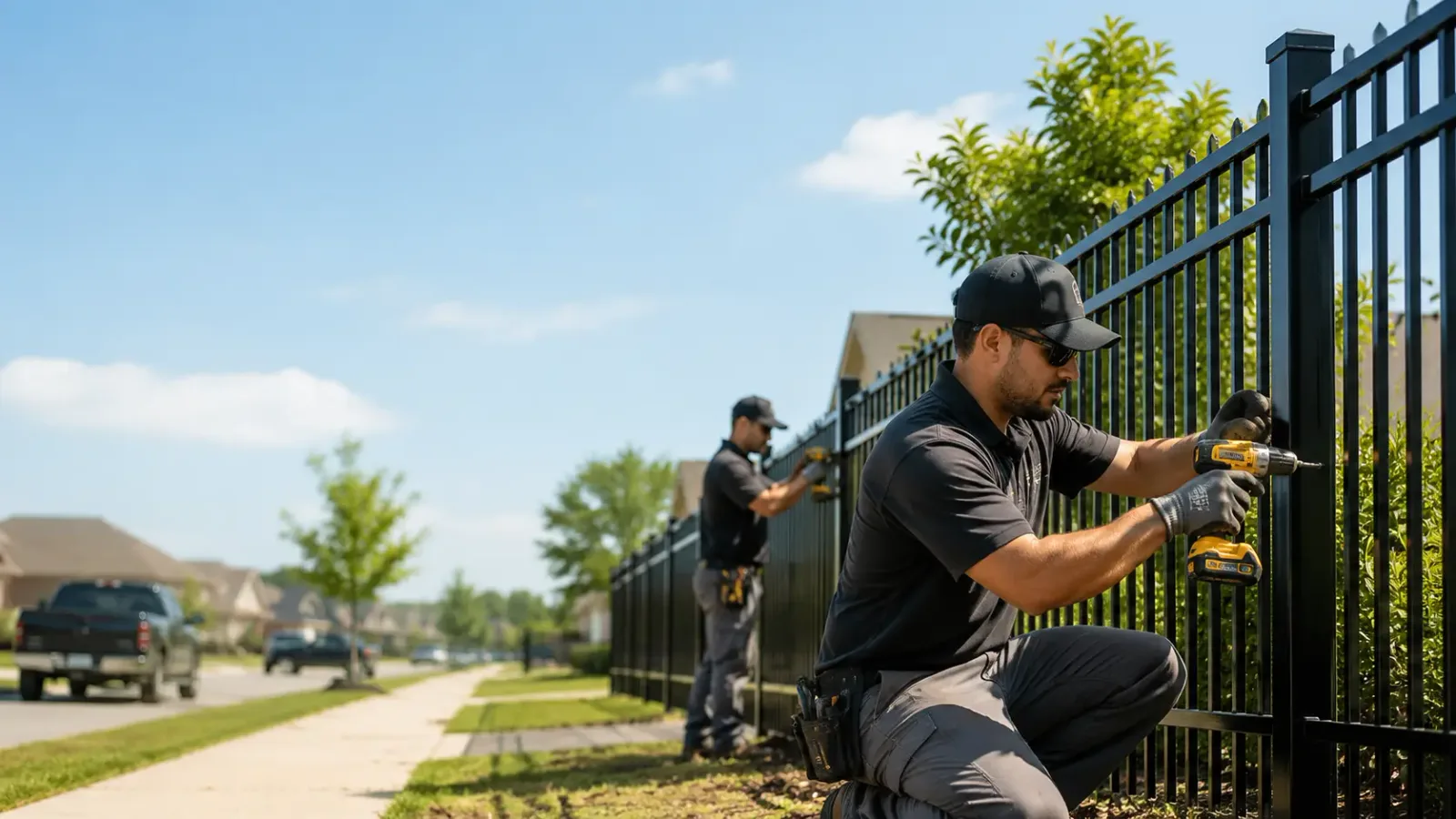 Metal Fence Installation in Glendale, KY
